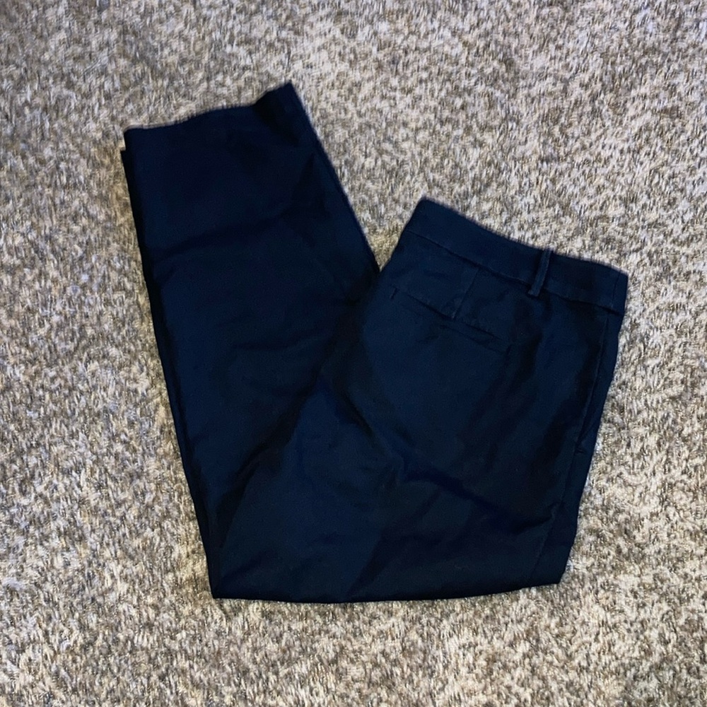LOFT Black Pants The Rivera Slim